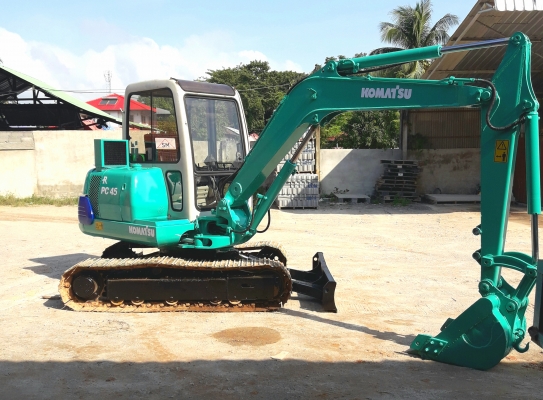 Komatsu pc45รุ่น7 ยอดนิยม มีแอ พร้อมใช้