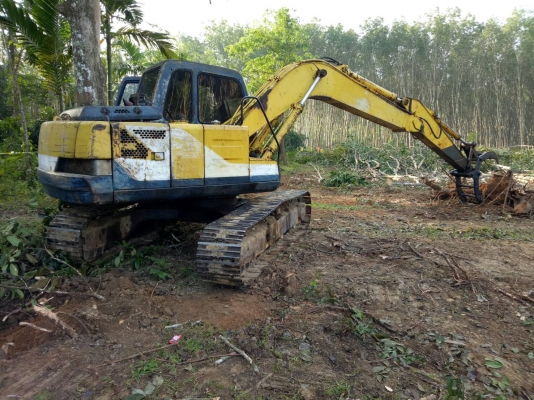 ขายรถแบคโฮ KOBELCO SK120-/// เอกสารอินวอย ไม่มีระบบไฟ ราคา 600000