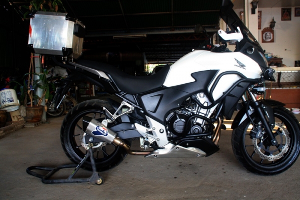 ขาย Cb500X ปี 2013 ท่อสูตร ของแต่งเพียบ ทะเบียนพร้อมโอน 139000