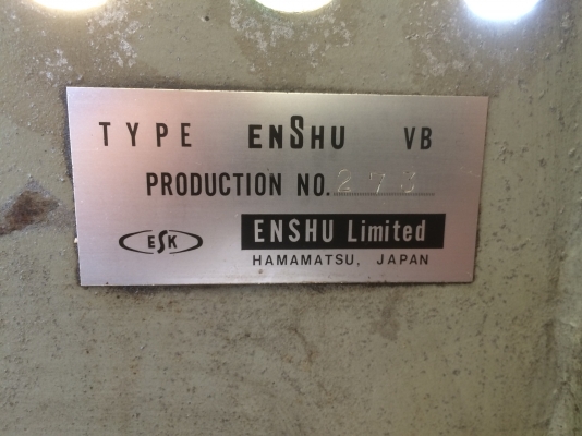 ขายเครื่องมิลลิ่ง Milling Machine ENSHU VB