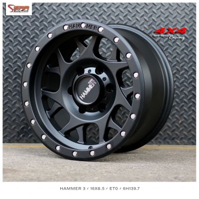ล้อแม็กซ์ OFFROAD HAMMER HM-3 ขอบ16 นิ้ว ราคาวงละ 4,500 บาท