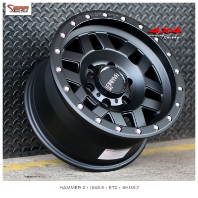 ล้อแม็กซ์ OFFROAD HAMMER HM-2 ขอบ16 นิ้ว ราคาวงละ 4,500 บาท ล้อแม็กซ์ OFFROAD HAMMER HM-2 ขอบ16 นิ้ว ราคาวงละ 4,500 บาท