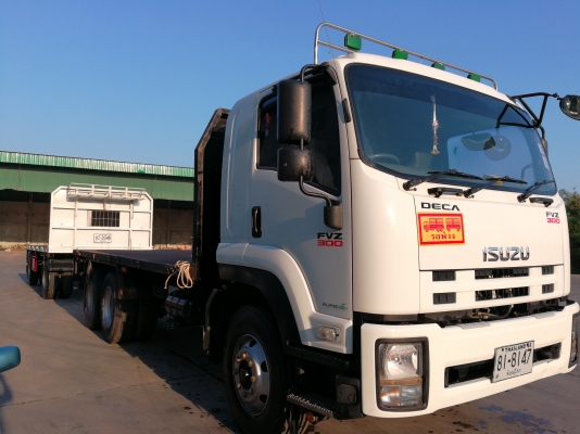 ฝากขายอีซุซุFVZ300พ่วงแม่ลูกพื้นเรียบแม่ปี53ลูกปี57 ฝากขายอีซุซุFVZ300พ่วงแม่ลูกพื้นเรียบแม่ปี53ลูกปี57