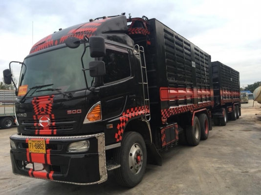 Hino FM1A 344 ปี 58 #ใส่ของได้30.5ตัน วิ่งน้อย 170,000 โล ยางดีทุกเส้น เดิมๆบางๆทุกจุด จัดได้  ทะเบียนพร้อม
