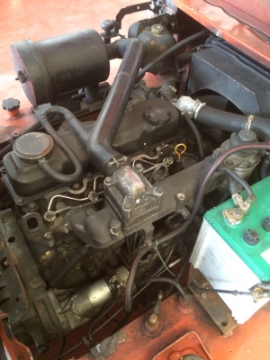 ขายรถยกโฟร์คลิฟท์ยี่ห้อนิสสันดีเซล2.5ตัน เกียร์ออโต้ เสาสูง 6เมตร