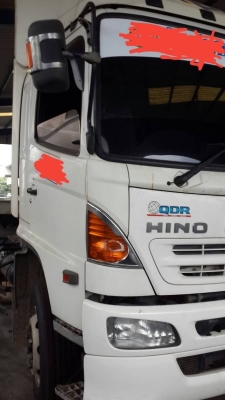ขายหัวลาก HINO 344 พร้อมหางพื้นเรียบสามเพลา อู่ สามมิตร ยาว 12.5 ม รถปี 56