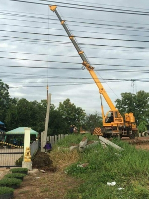 ขายรถเครนพร้อมหัวเจาะ T-KING