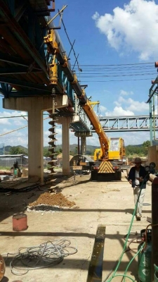 ขายรถเครนพร้อมหัวเจาะ T-KING