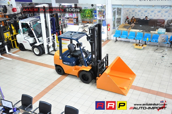 ขายรถโฟล์คลิฟท์มือสอง TOYOTA รุ่น 7FD25-29059 นำเข้าจากประเทศญี่ปุ่น 100\% ไม่เคยใช้งานในไทย