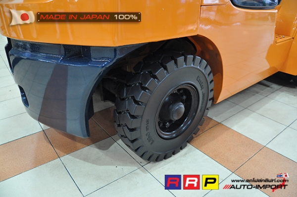 ขายรถโฟล์คลิฟท์มือสอง TOYOTA รุ่น 7FD25-29059 นำเข้าจากประเทศญี่ปุ่น 100\% ไม่เคยใช้งานในไทย