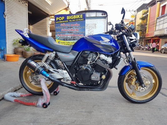ขายแลกเทิร์น HONDA CB400 TECH3 ปี2005 แฮนด์แต่ง ท่อแต่งSC กันล้ม ฝาข้างแต่งBEET ยางเต็ม อินวอยส์ สรรพสามิตร ราคา 89500 บาท ส่งได้ทั่วไทยคับ สนใจติดต่อ 081-0578282 FACEBOOK ชาญณรงค์ ป๊อป ชัยอมฤต ไอดีไลน์ POPBIGBIKESAKON คับ สนใจรถสวย ถูก ดี ต้อง POP BIGBIK