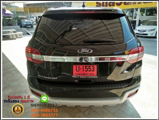FORD EVEREST 3.2 TITANIUM+ 4WD AT ปี 2017 ออกรถ 10,000 บาท