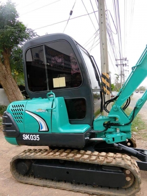 ขายรถขุด ยี่ห้อ:KOBELCO แบบ:SK035 แขนยาวพิเศษมีลายแย๊ก ขนาดPc30 ราคา 450,000 บาท (ติดแอร์พร้อมฟิล์ม) **คอนโทนสั้นปั้มนิ้ว เครื่องยนต์3สูบ รถเก่านอก เอกสารใบอินวอย รถไม่เคยใช้งานในไทย** สนใจติดต่อ 099-907-9273 กิ๊ฟ กมลชนก , 099-907-3356 ช่างบัง