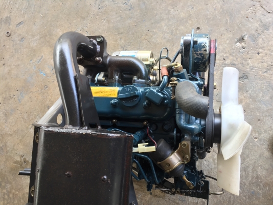 ขายเครื่องคูโบต้าเก่าญี่ปุ่น 3สูบ รุ่น D782 ขนาด 20 แรงม้า สภาพสวยมาก