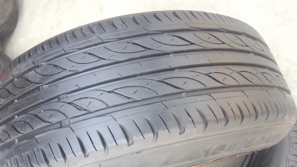 ล้อมือ2 CE28 ขอบ15 4รู100 หน้า7+หลัง8 พร้อมยาง 4 ล้อ