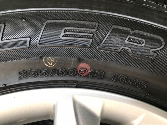 ล้อแม็กพร้อมยางป้ายแดง NEW ISUZU Blue Power ขอบ 18 รุ่นใหม่ล่าสุด 255-60-18 ปลายปี 17