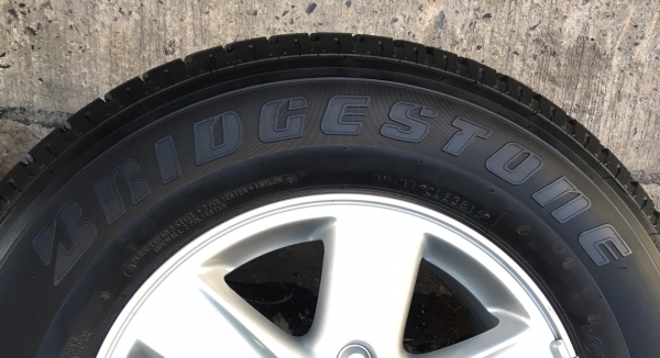 ล้อแม็ก ISUZU D-Max All New ขอบ 16 พร้อมยาง Bridgestone 245-70-16 ปลายปี 15 แม็กสวย ดอกยางหนา