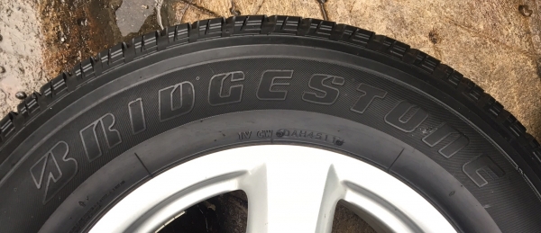 ล้อแม็ก ISUZU V-CROSS ขอบ 17 พร้อมยาง Bridgestone 255-65-17