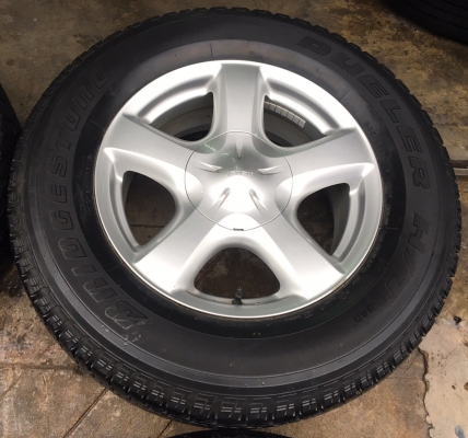 ล้อแม็ก ISUZU V-CROSS ขอบ 17 พร้อมยาง Bridgestone 255-65-17