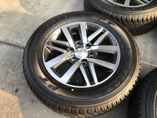 ล้อพร้อมยางป้ายแดง TOYOTA NEW FORTURNER ปี 17 สวยกริปทุกวง เส้นสี ตุ่มชัดๆ