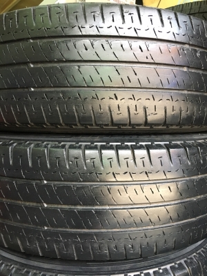 ล้อแม็ก Toyota Vigo Champ สีเทาดำ ขอบ 16 พร้อมยาง Michelin 215-65-16 ปี 14