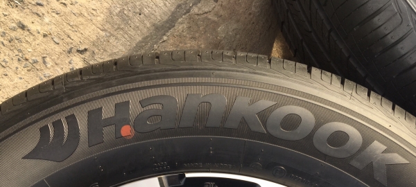 ยางป้ายแดง 265-60-18 ปี 17 Hankook มีตุ่มทุกเส้น