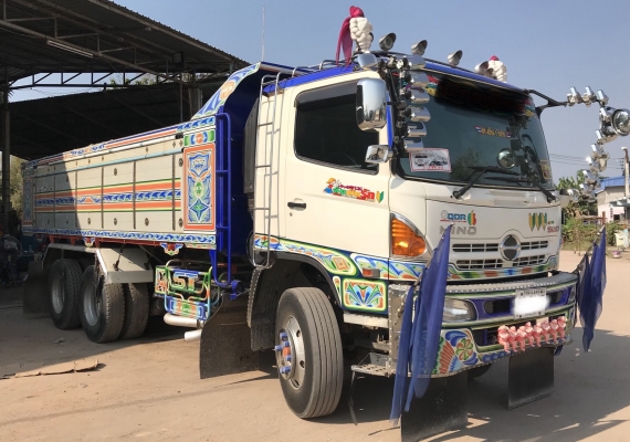 ขายด่วน Hino 344 ปี 57 กระบะมิเนียม ดั้มแม่ลูกอู่ ST รถพร้อมใช้งาน