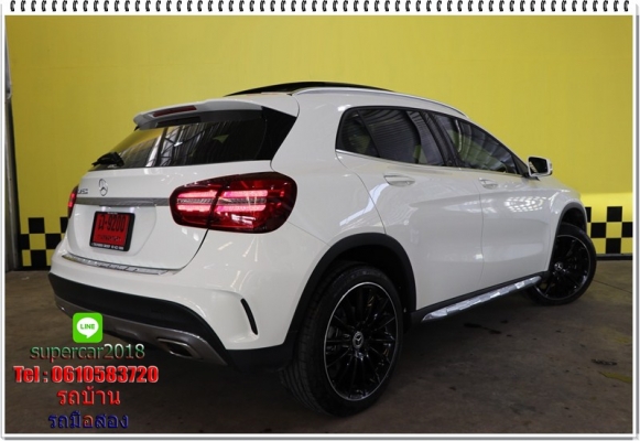 ปี 2017 จด 2018 Benz gla 250 สีขาว  ดาวน์ 5-10 เปอร์เซ็น