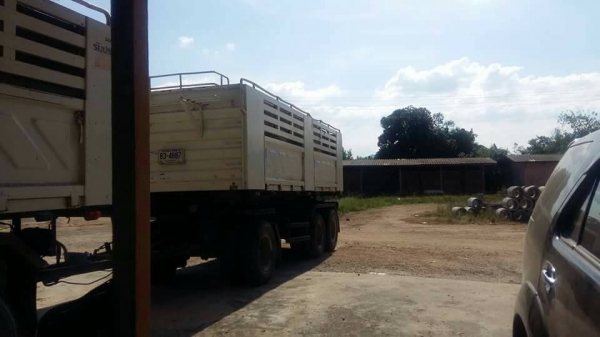 พ่วง 22 ล้อ HINO FM2P 380 แรง ปี 55 กระบะเหล็กหิน ทราย - ดั้ม สามมิตรแท้ ไมล์ 660,000 กม. สภาพสวย พร้อมโอน