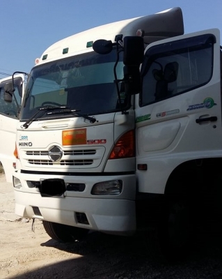 พ่วง 22 ล้อ HINO FM2P 380 แรง ปี 55 กระบะเหล็กหิน ทราย - ดั้ม สามมิตรแท้ ไมล์ 660,000 กม. สภาพสวย พร้อมโอน