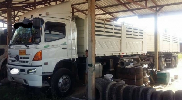 พ่วง 22 ล้อ HINO FM2P 380 แรง ปี 55 กระบะเหล็กหิน ทราย - ดั้ม สามมิตรแท้ ไมล์ 660,000 กม. สภาพสวย พร้อมโอน