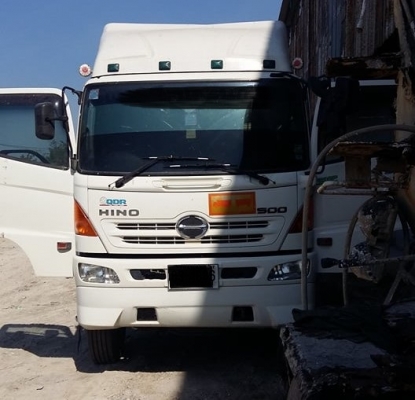 พ่วง 22 ล้อ HINO FM2P 380 แรง ปี 55 กระบะเหล็กหิน ทราย - ดั้ม สามมิตรแท้ ไมล์ 660,000 กม. สภาพสวย พร้อมโอน