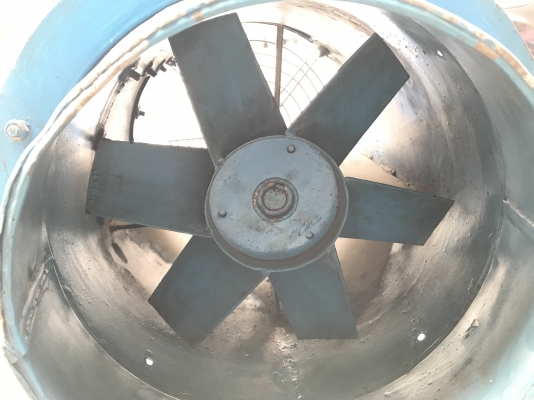 ขายพัดลมท่อดูด-เป่าอากาศ พร้อมแท่น มอเตอร์ Mitsubishi 0.5HP. 220V ไฟบ้าน สภาพสวย หมุนนิ่ม ลมแรง พร้อมใช้งาน