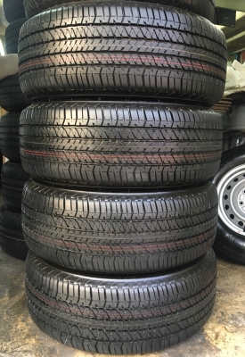 ยางใหม่ป้ายแดง Bridgestone 265-60-18 ปลายปี 17 ตุ่มอลัง เส้นสีจัดๆทุกเส้น