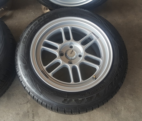 ล้อใหม่ Rpf1ขอบ15 4รู100 พร้อมยาง  4 ล้อ