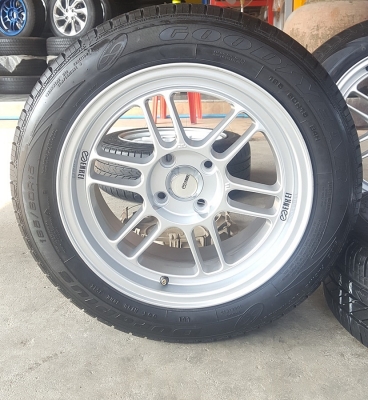 ล้อใหม่ Rpf1ขอบ15 4รู100 พร้อมยาง  4 ล้อ