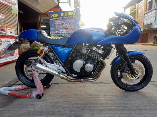 ขายแลกเทรินร์คับ HONDA CB400 ปี93 แต่งCAFE RACER สีสวย แฮนด์แต่ง ท่อแต่ง โม่งใหญ่ ทะเบียนพร้อมโอน ราคา 63500 บาท ส่งได้ทั่วไทยคับ สนใจติดต่อ 081-0578282 FACEBOOK ชาญณรงค์ ป๊อป ชัยอมฤต ไอดีไลน์ POPBIGBIKESAKON คับ สนใจรถสวย ถูก ดี ต้อง POP BIGBIKE SAKONNAK