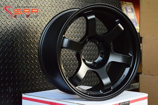 ล้อแม็กซ์ TE37 SUV ขอบ18 นิ้ว ET+0 สีดำ วงละ 5,500 บาท