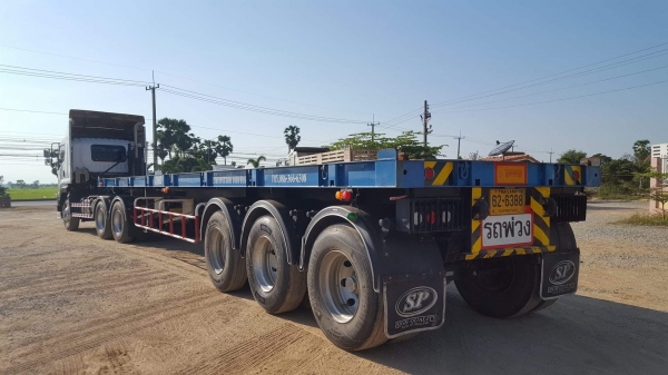 ขาย หัวลาก ISUZU 360 แรงม้า ปี 56 พร้อมหางพ่วงพื้นเรียบ 3 เพลา ปี 58 สภาพสวยพร้อมใช้งาน พร้อมแยกขายห