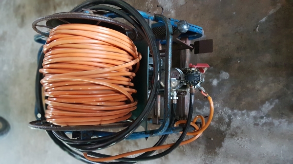 ชุดปั้มอัดฉีดเครื่องยนต์เบนชิล robin 5แรงม้า พร้อมปั้มฉีดยา maruyama ceramic ขนาด 6หุน สภาพสวย อะไหล่หาง่าย นำเข้าจากญี่ปุ่น ไม่เคยใช้ในไทย