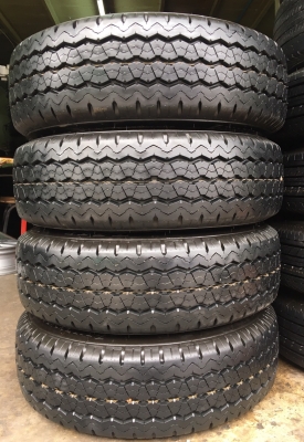 ล้อแม็กพร้อมยางป้ายแดง Mitsu Triton ขอบ 15 Bridgestone 215-70-15 ปลายปี 17 มีตุ่มทุกเส้น