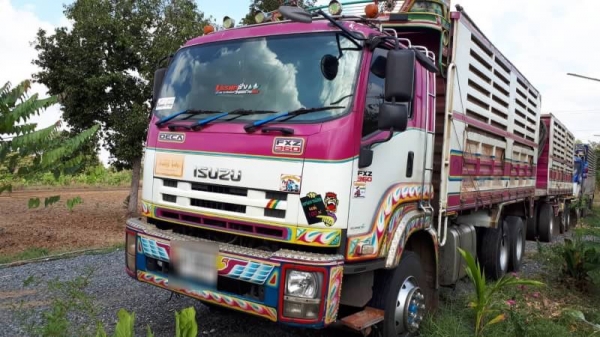 ขายดาวน์ 350,000 ISUZU DECA 360 ปี 53 แม่ลูกดั้มเกษตร  แม่ดั้มยาว 6.20 ม. ลูก 3 คาน ยาว 7.0 ม. ดั้มอู่ สหกิจ ดาวน์ 350,000 ค้าง 6 งวด  ผ่อน 61,000&times;38 รถอยู่ นางรอง 090-772-3710 090-772-3708