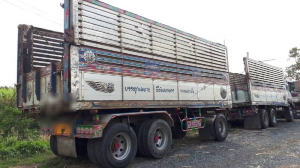 ขายดาวน์ 550,000 ISUZU DECA 360 ปี 53 แม่ลูกดั้มเกษตร  แม่ดั้มยาว 6.20 ม. ลูก 3 คาน ยาว 7.0 ม. ดั้มอู่ ส.สมบัติ ดาวน์ 550,000 ค้าง 3 งวด  ผ่อน 60,000&times;34 รถอยู่ นางรอง 090-772-3710 090-772-3708