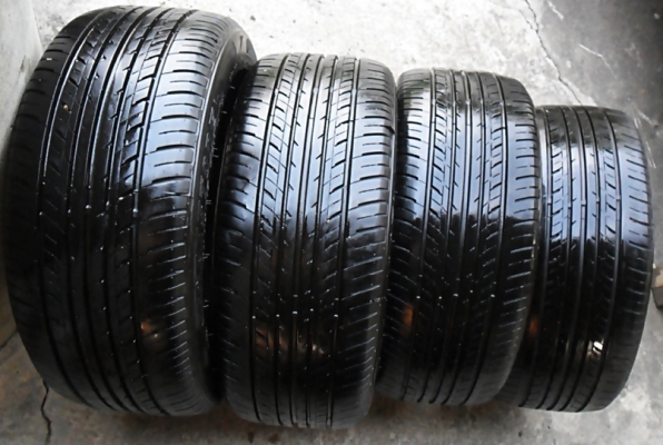 ยางแก้มเตี้ย 195-50-15ลงพื้นปี17 ดอกหนา8มิล เส้นละ475