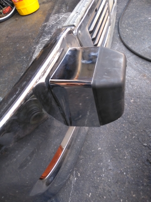 กันชนโครเมี่ยม hino โปรเฟีย