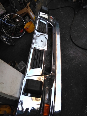 กันชนโครเมี่ยม hino โปรเฟีย