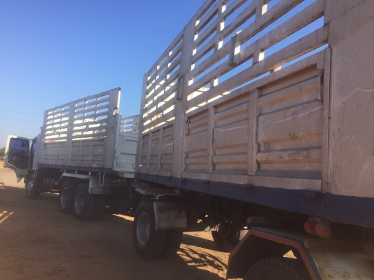 พ่วง 18 ล้อ ฮีโน่ MAGA 245 แรง ปี 52 กระบะเหล็ก-ดั้ม อู่เสรีชัย ตัวลูก 2 คาน ยาว 6 เมตร ใส่ของได้ 29.5 ตัน พ่วง 18 ล้อ ฮีโน่ MAGA 245 แรง ปี 52 กระบะเหล็ก-ดั้ม อู่เสรีชัย ตัวลูก 2 คาน ยาว 6 เมตร ใส่ของได้ 29.5 ตัน