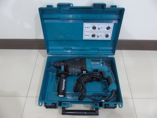 สว่านโรตารี่ Makita ของแท้ 3 ระบบ 26มม. MAKITA HR2611F ระบบ AVT สภาพใหม่ พร้อมใช้งาน สว่านโรตารี่ Makita ของแท้ 3 ระบบ 26มม. MAKITA HR2611F ระบบ AVT สภาพใหม่ พร้อมใช้งาน