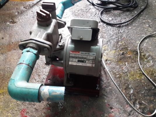 ขาย !! ปั้มน้ำมากีต้า.ขนาด125w.220v.สภาพเดิมๆพร้อมใช้งาน ขาย !! ปั้มน้ำมากีต้า.ขนาด125w.220v.สภาพเดิมๆพร้อมใช้งาน