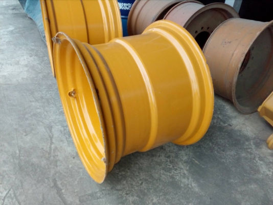 ยางตันล้อหน้ารถปูยาง , ยางตันใหม่ 7 ล้อ 9 ล้อ, กะทะล้อรถเกรด 14.00-24, 17.5-25